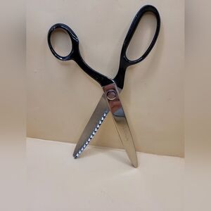 Vintage Wiss CB9 Pinking Shears 9” Sewing Fabric Scissors Made In USA